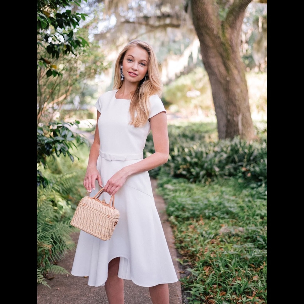 ANTHROPOLOGIE GAL MEETS GLAM Ivory Cecilia Dress 8